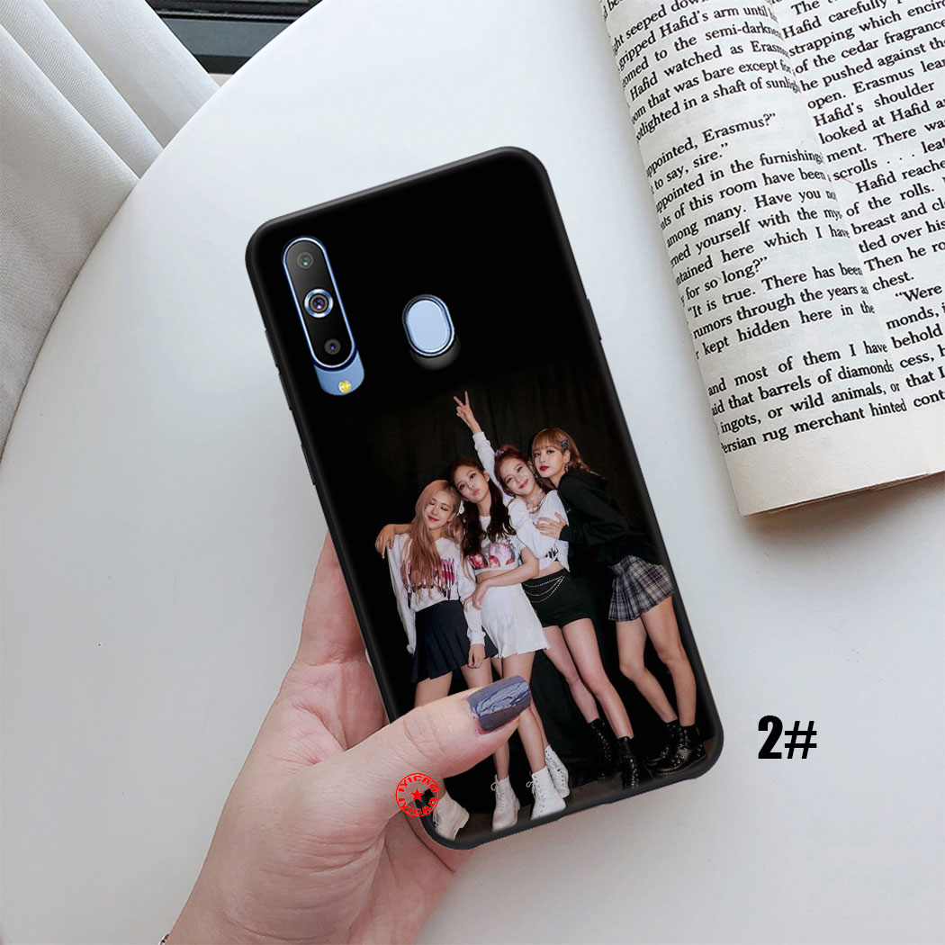 Ốp Điện Thoại Họa Tiết Hoa Hồng Đen Xx11 Cho Samsung Galaxy Note 8 9 10 20 A5 A6 Plus Lite Ultra
