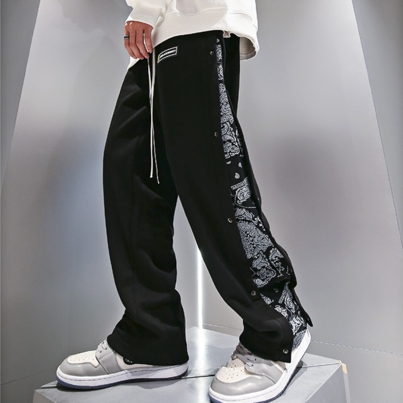 Quần Jogger Form Rộng Phong Cách Retro Cho Nam