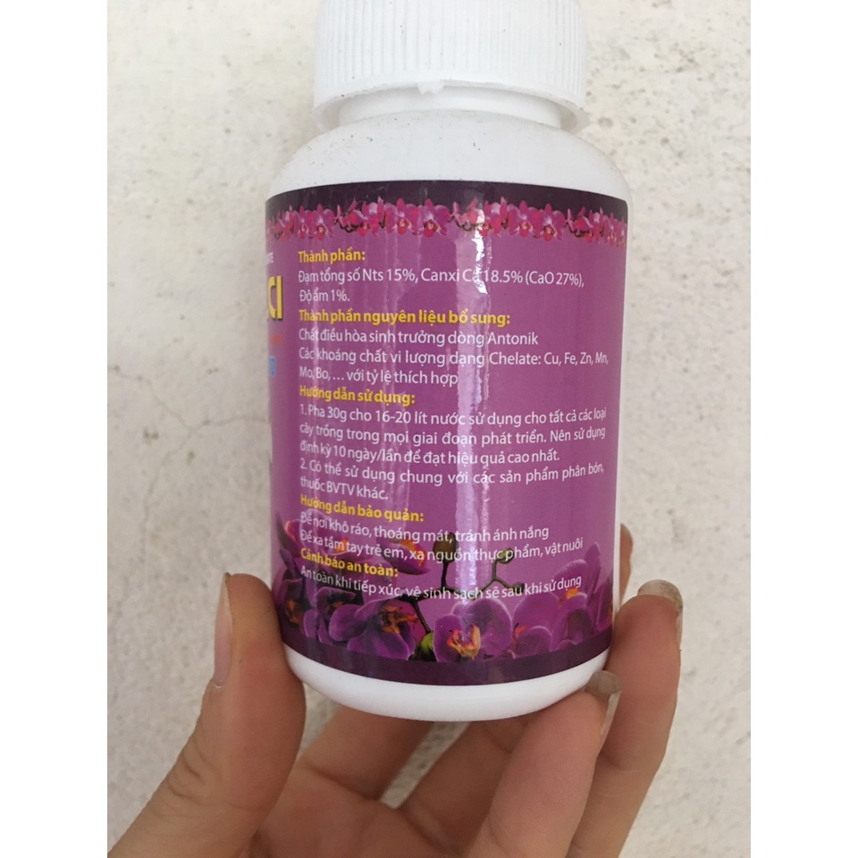 ( HOT ) Phân bón lá super canxi hũ 100gr, cứng cây, phát triển rễ, hạ phèn