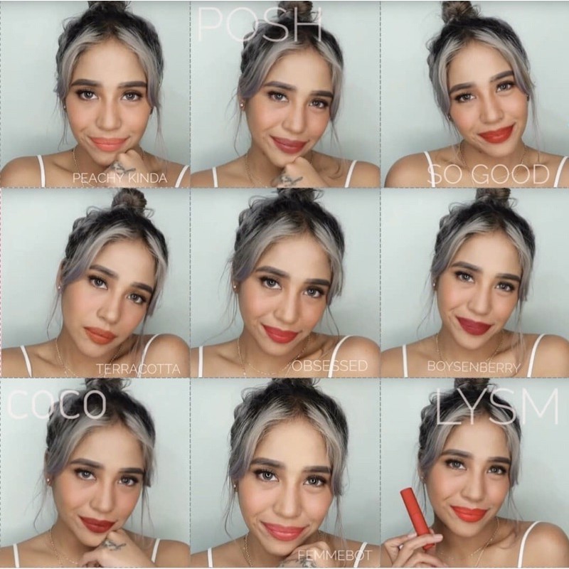 Son kem lì Sunnies Face Lip Dip, son kem bền màu mịn môi màu đẹ