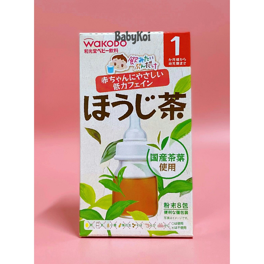 Trà hoa quả Wakodo Nhật Bản cho bé từ 5 tháng tuổi (date 10/2023)