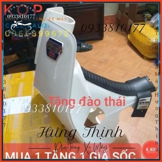 Yếm xe dream tặng đào thái ,cánh yếm sẵn dải yếm cao su đen và cdi hàng l1