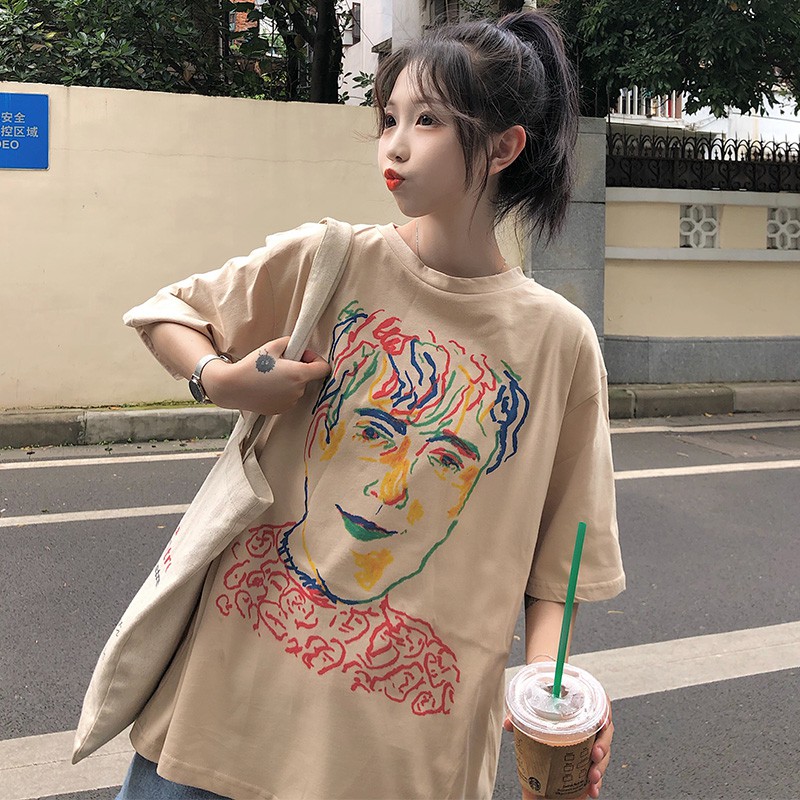 [CÓ ẢNH THẬT] Áo Phông Nữ Ovesize Tay Lỡ Đẹp Hàn Quốc - Liti shop