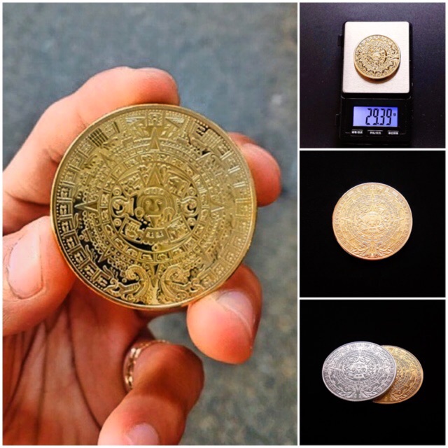 Đồng xu Ai Cập Kim Tự Tháp Cổ Đại mạ vàng phong thuỷ | BigBuy360 - bigbuy360.vn