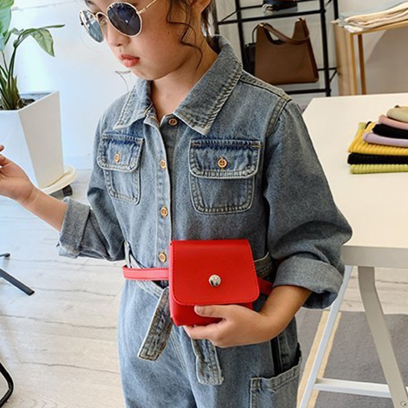 Túi Đeo Chéo Da PU Nhỏ Xinh Thời Trang Cho Bé Gái
