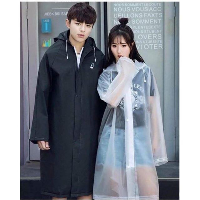 Áo mưa măng tô thời trang Hàn Quốc