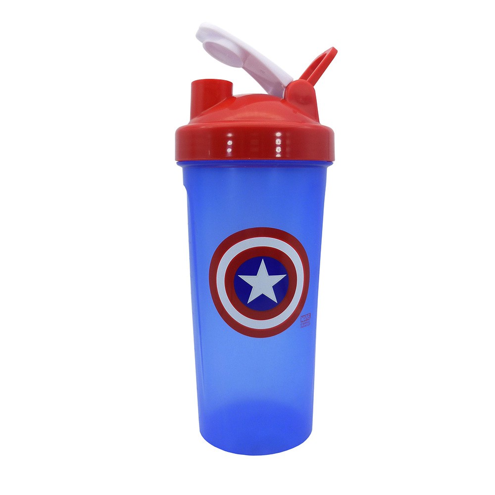 Bình Lắc Tập Gym ⚡FREE SHIP⚡ Bình nước thể thao Siêu Anh Hùng Marvel, DC 600ml siêu cute | BigBuy360 - bigbuy360.vn