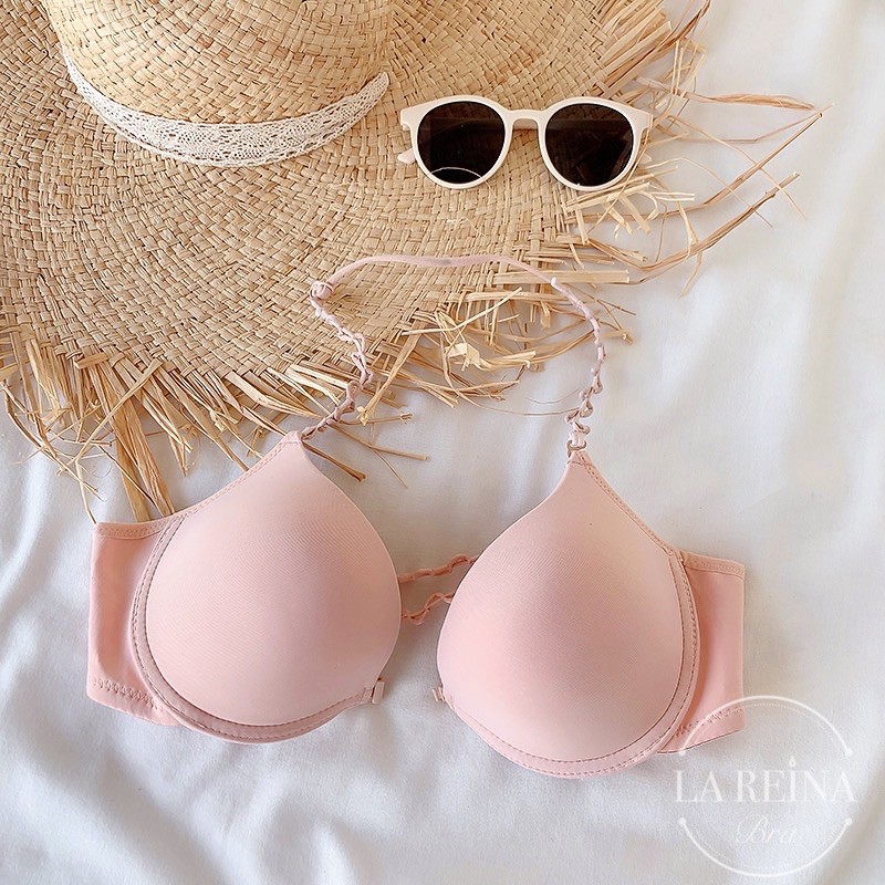 Áo Cúp Cài Trước Cổ Yếm 🌟Áo Lót Nữ🌟Mặc Hở Lưng Nâng Ngực Đẹp La Reina (LRAB045) | BigBuy360 - bigbuy360.vn