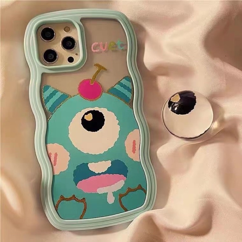 Ốp Iphone Monster + giá đỡ mắt 13 Pro Max/13/13 Pro/12 Pro Max/12/212 Pro/11 Pro Max/11/Xs Max/X/Xs/8 Plus/7 Plus