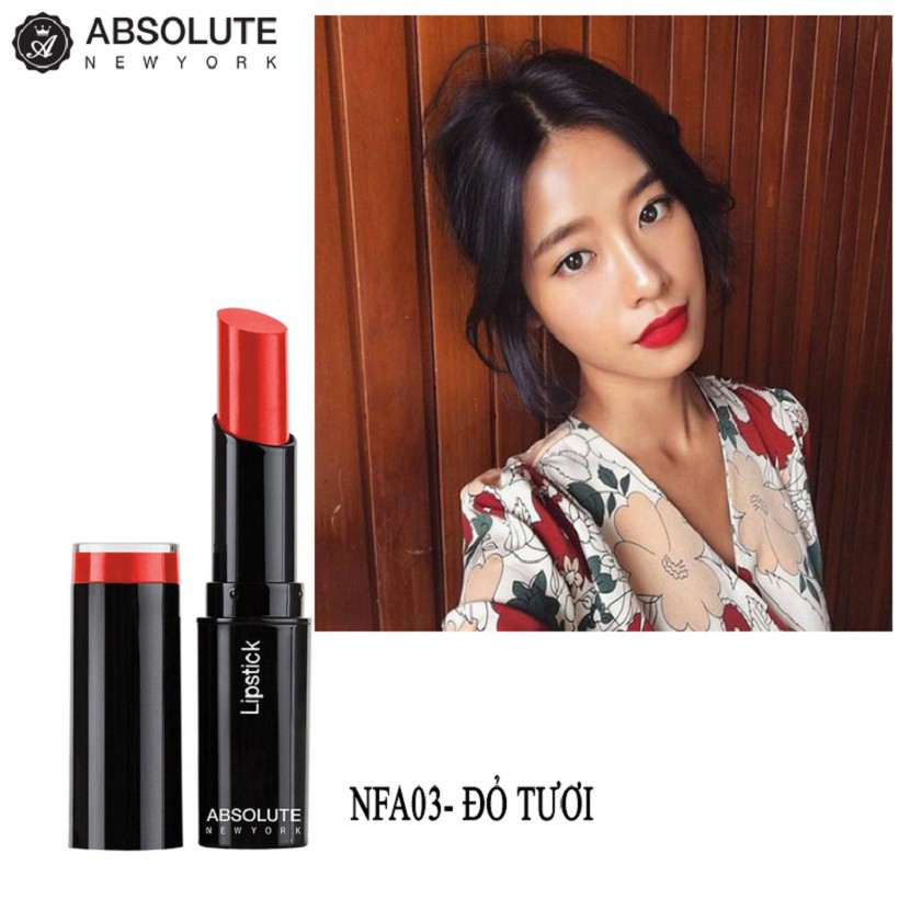 Son lì có dưỡng Absolute New York Utra Slick Lipstick NFA 4g