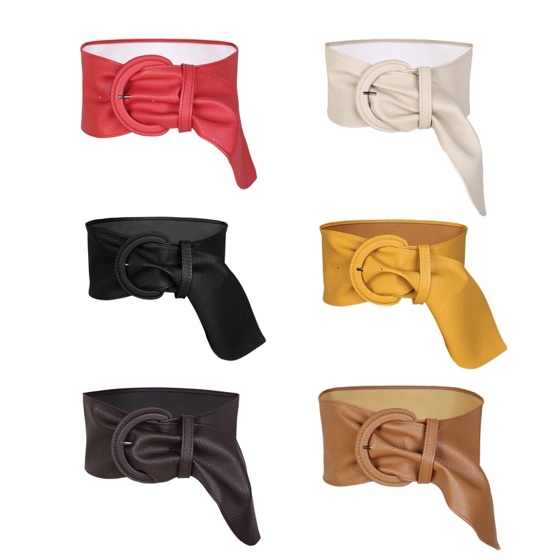 Thắt Lưng Giả Da Bản Rộng Thời Trang Phong Cách Cho Nữ