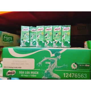 thùng 48hộp thức uống lúa mạch Milo Active Go 180ml