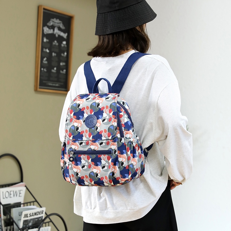 Ba lô vải nylon siêu nhẹ cỡ lớn phong cách anh quốc