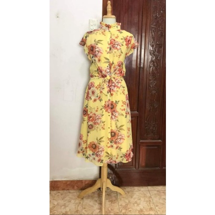 Đầm voan Julia Jor.dan nơ eo