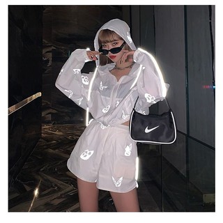 ❤Mới Túi Đeo Chéo Thời Trang Dành Cho Nữ❤Bộ Đồ Chống Nắng Dáng Rộng In Hình Bướm Phản Quang Thời Trang Mùa Hè 2020 Dành Cho Nữ
