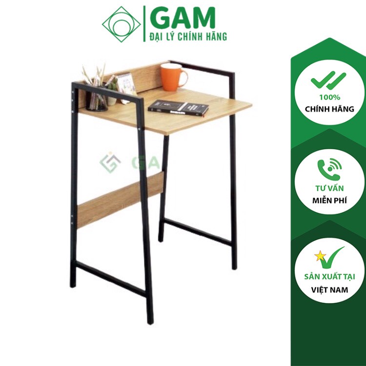 Bàn học, bàn ăn mini cho bé, bàn trà  gỗ khung sắt tiện lợi- GM16