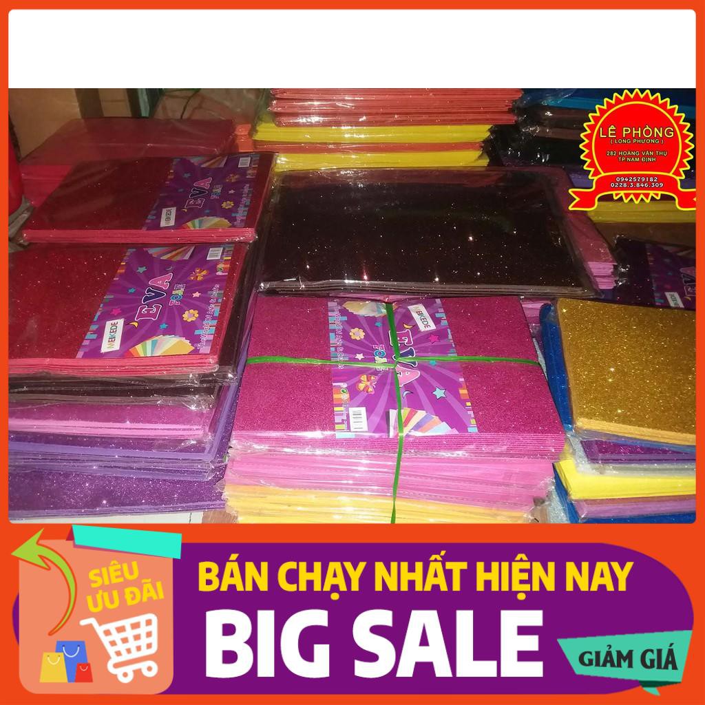 [BÁN CHẠY]  [ Mầm non ] XỐP MÀU KIM TUYẾN ( inb shop để chọn màu )