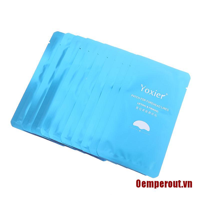 Oemperout❤10Pcs Forehead Line Removal Patch Anti Wrinkle Firming Mask Frown Anti-Aging