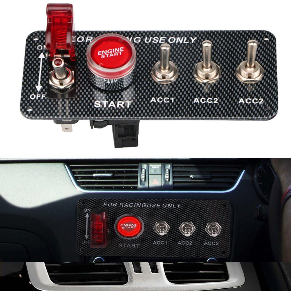 MYRONGVN Bộ Nút Công Tắc Đánh Lửa Xe Hơi Đua Chuyên Dụng