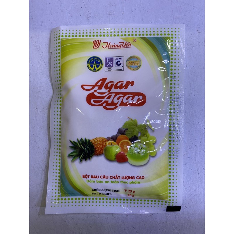 Thạch agar Hoàng Yến 25g