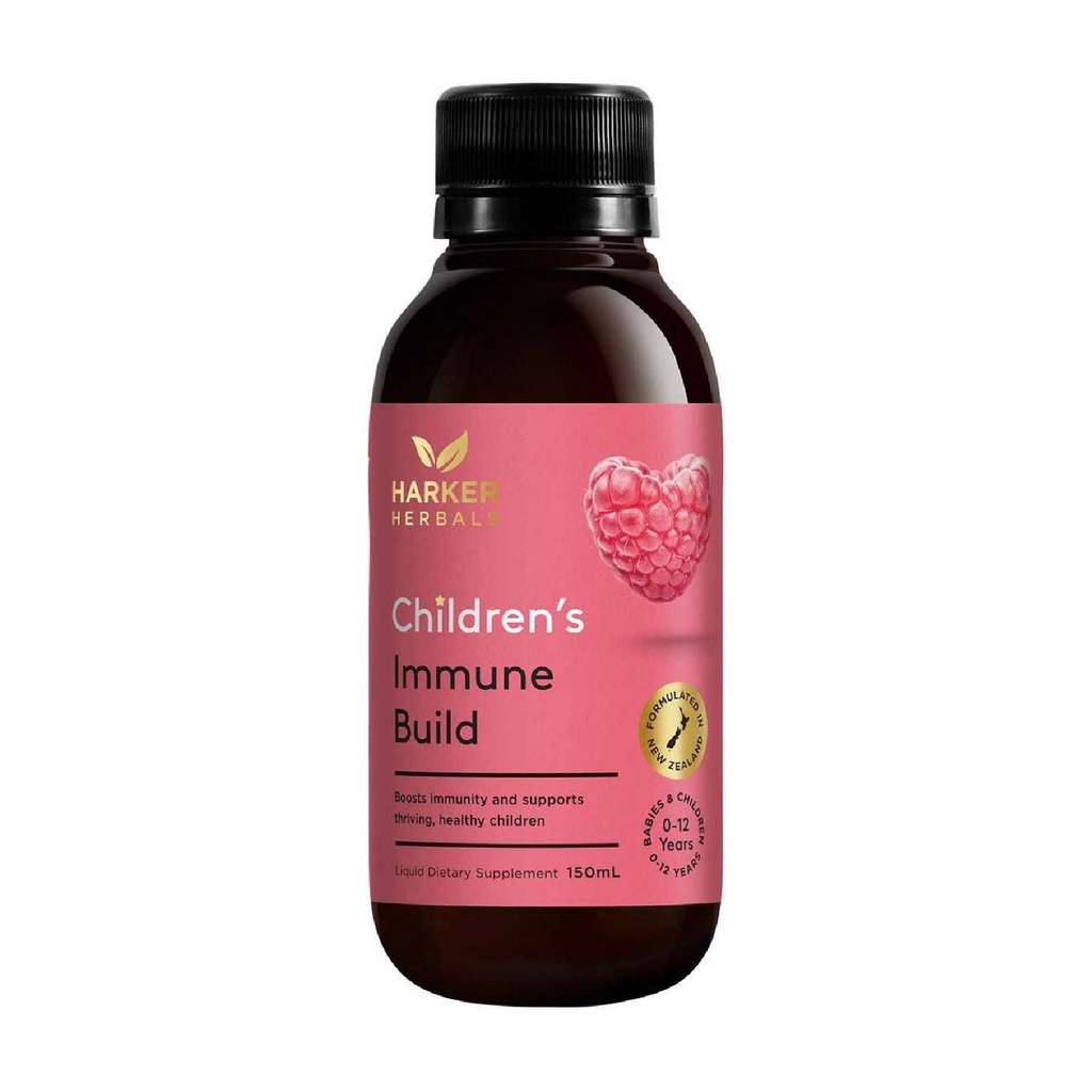 Siro thảo dược Harker Herbals xanh lá hông NewZealand 100ml và 150ml các loại cho bé Mamababyvn