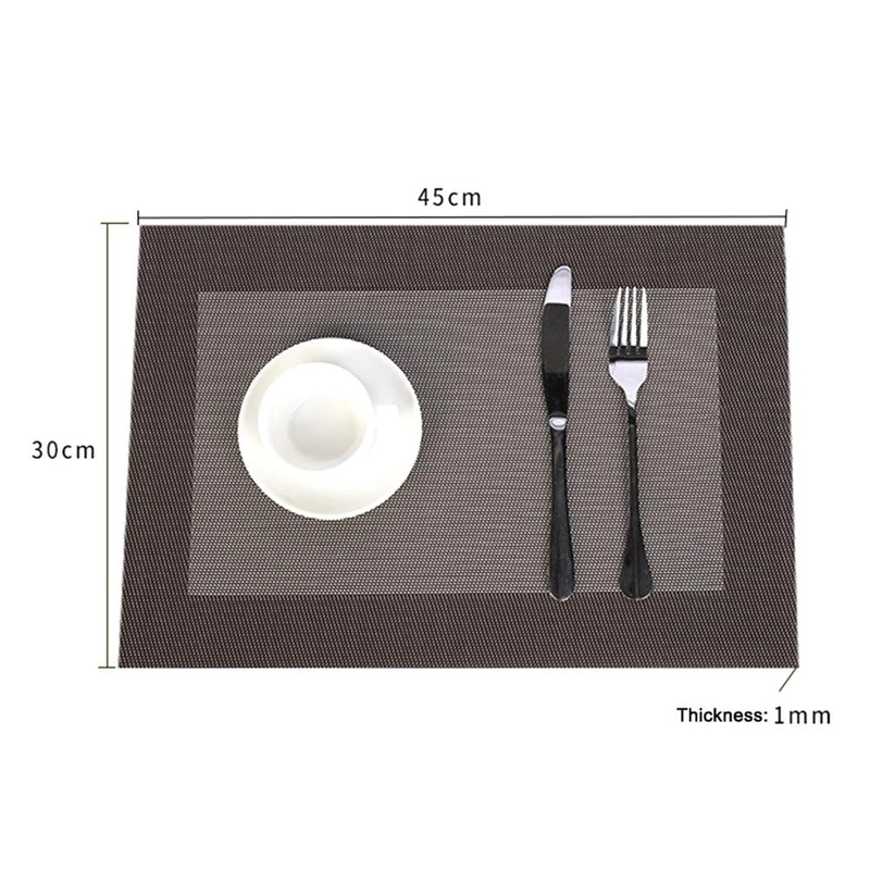 Thảm Lót Bàn Ăn Cách Nhiệt Chống Trượt, Chống Thấm Nước, Kích Thước 45x30cm