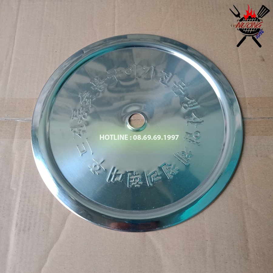 HCM : Nắp đậy bếp nướng than hoa nhà hàng, quán nướng, inox không ri, dễ vệ sinh