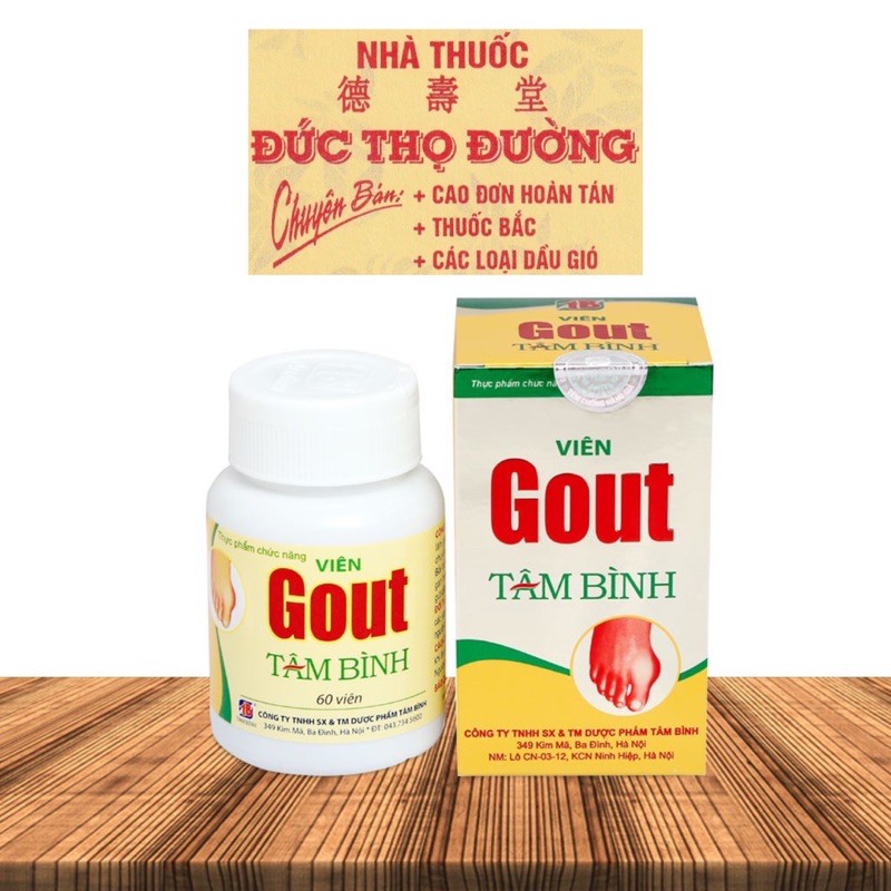 Gout Tâm Bình Sưng Viêm Đau ĐTĐ