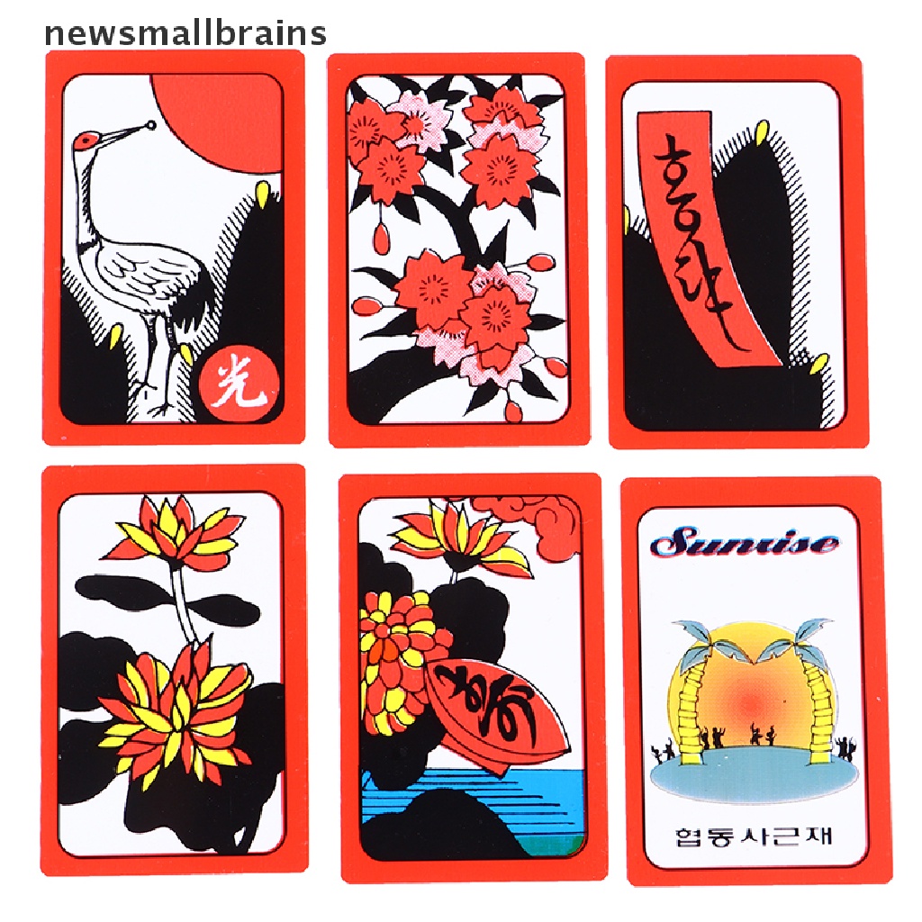 Bộ Trò Chơi Mạt Chược Gostop Go Stop Hanafuda Nhật Bản Hàn Quốc