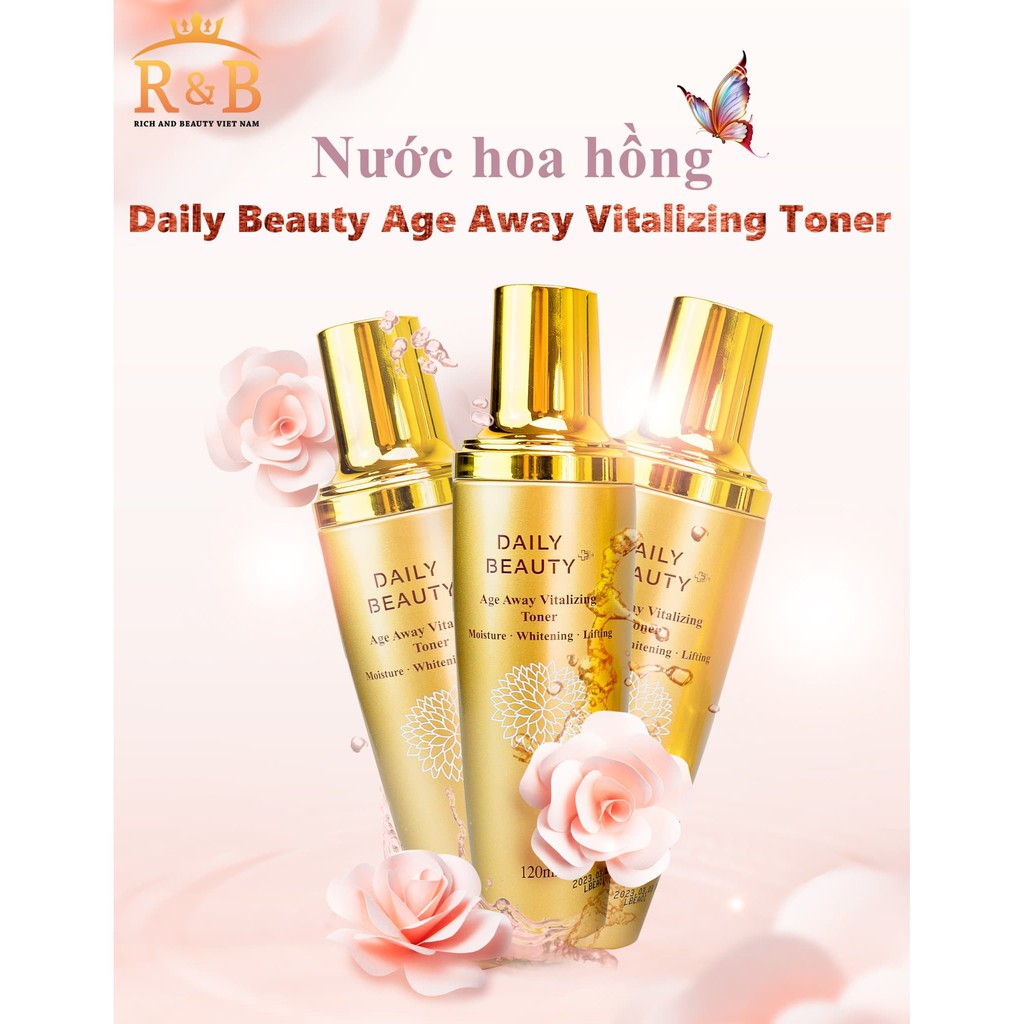Nước hoa hồng Daily Beauty Age Away Vitalizing Toner | BigBuy360 - bigbuy360.vn