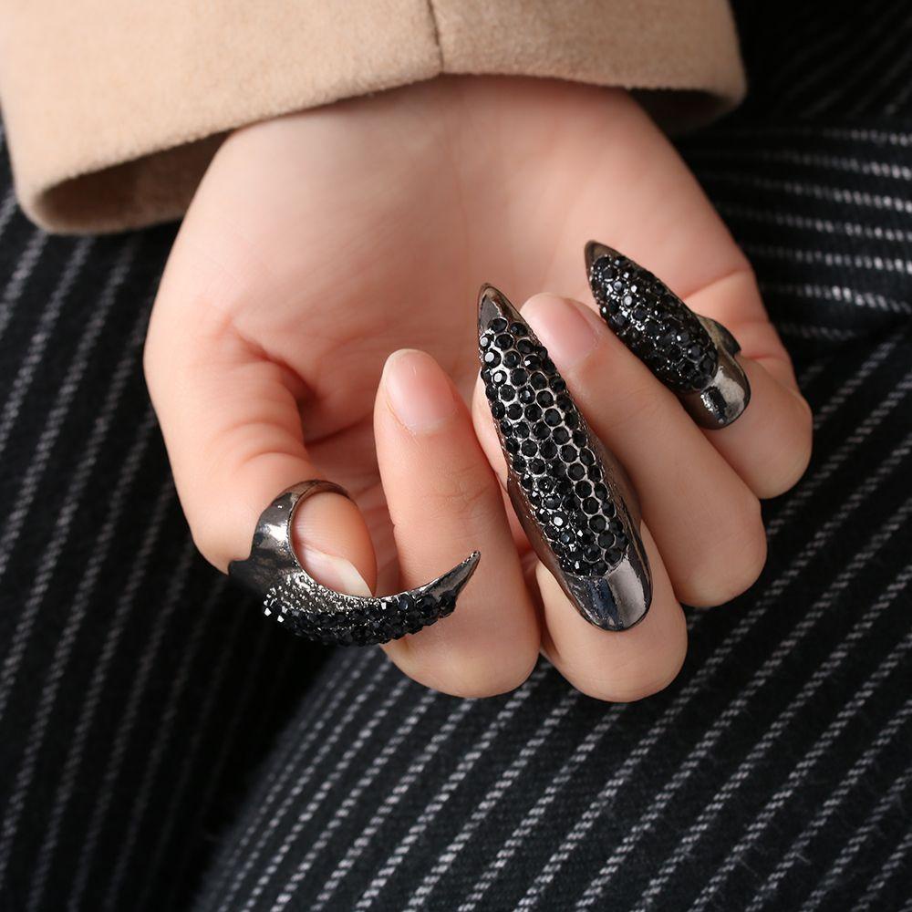 CACTU Nhẫn Đính Móng Vuốt Đại Bàng Giả Thời Trang Cho Nữ