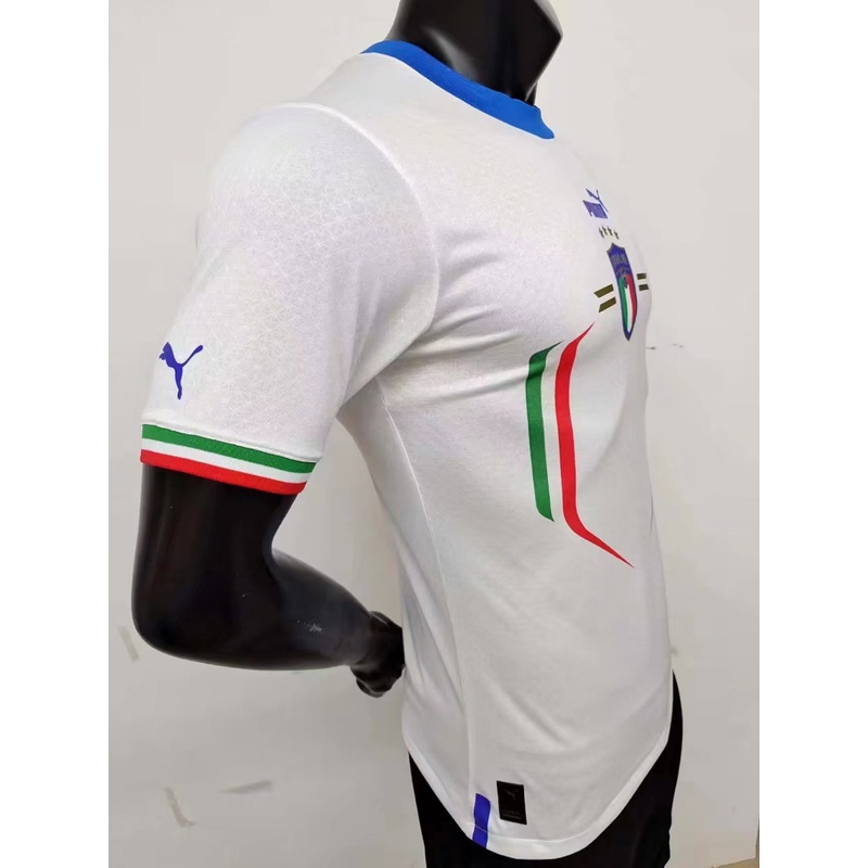 Áo Thun Thể Thao Tay Ngắn Phiên Bản 2022 Ý Màu Trắng Jacquard Jersey S-XXL