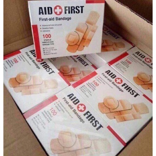 Miếng dán urgo đủ kích thước, miếng dán ơ gâu 100 miếng aid first