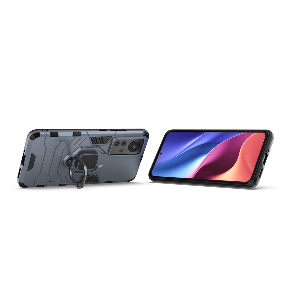 Ốp lưng Xiaomi 12 / 12x Iron Man Iring chống sốc giá đỡ xem phim kiêm nhẫn hút ô tô