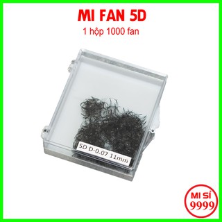 Mi fan 5D dày 0.07 , mi bao đen, mềm mại, xòe, dùng nối mi volume