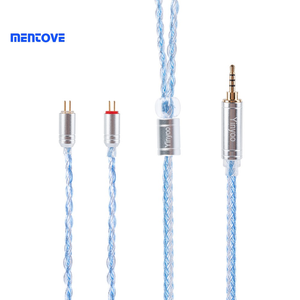 Dây Cáp Tai Nghe Mmcx / 2pin / Qdc 16 Lõi Mạ Bạc