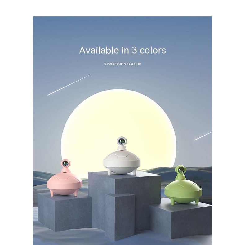 Máy Phun Sương Tạo Độ Ẩm Có Đèn Hình Phi Hành Gia