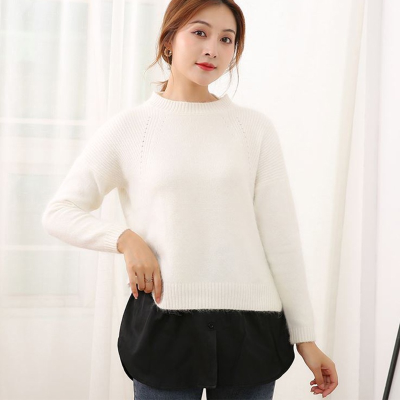 Chân váy xếp tầng giả áo sơ mi có thể điều chỉnh dành cho nữ