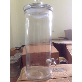 Bình Thủy Tinh Ngâm sâm 15 Lít - Trơn