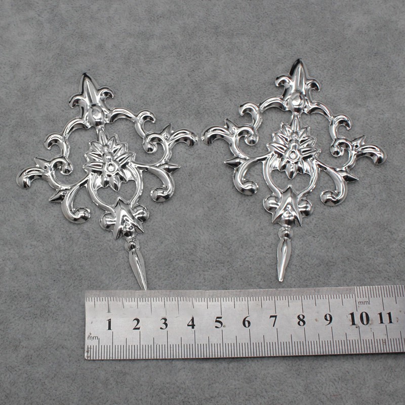 [Nguyên liệu làm trâm] 1 phiến họa tiết làm vương miện Lolita 99*77mm