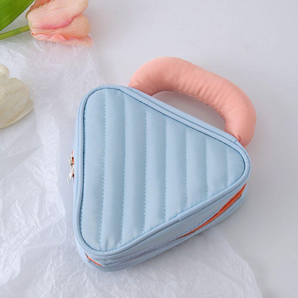 Túi Đựng Mỹ Phẩm DWAYNE Dáng Vuông Cỡ Lớn Phối Màu Tương Phản Thời Trang Cho Nữ