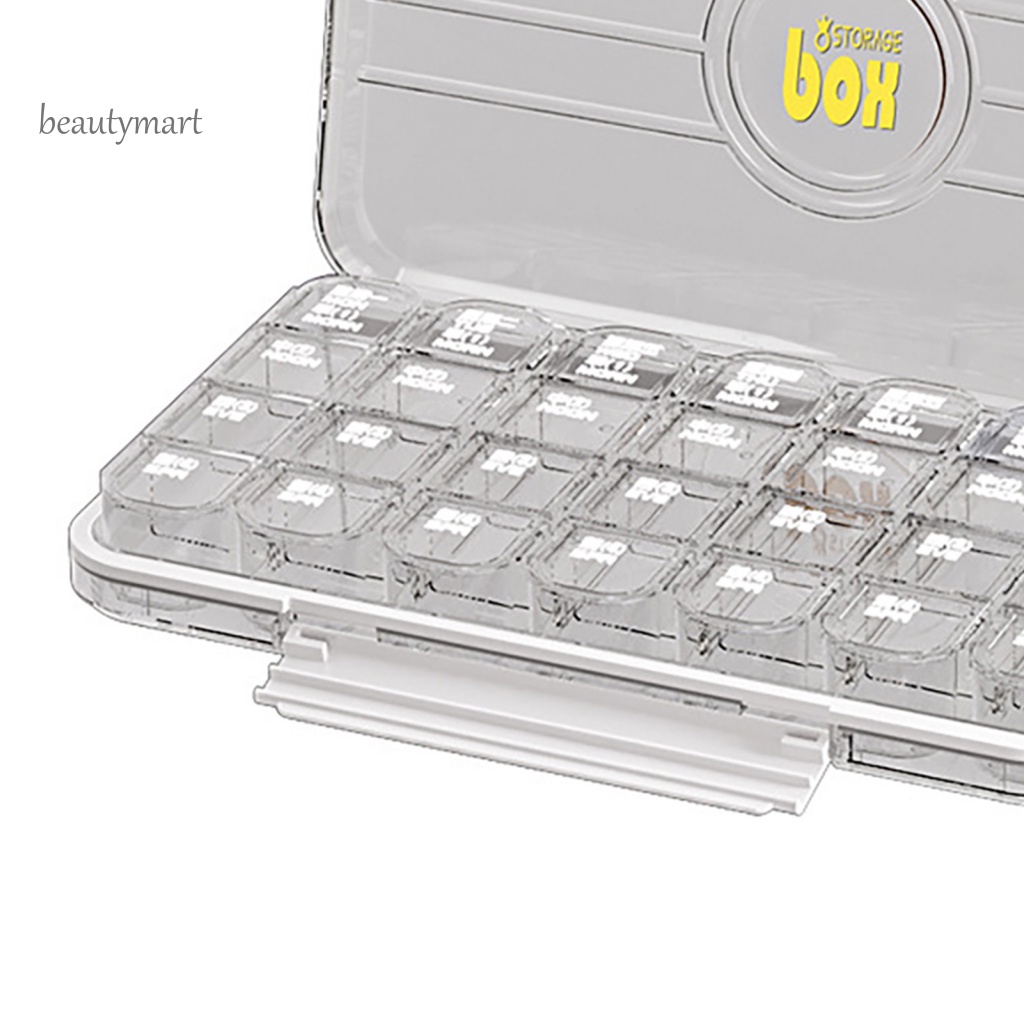 Hộp Đựng Thuốc Viên 7 Ngày Cỡ Lớn beautymartm1 Tiện Dụng