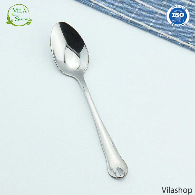 [4 Size] Thìa Inox, Muỗng Inox Thon Tròn Nhiều Kích Thước, Hàng inox Cao Cấp Chính Hãng SES, Dày Cầm Chắc Tay Bền Đẹp