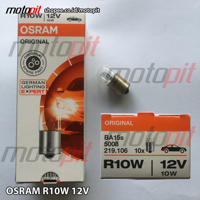 Osram Đèn Xi Nhan R10w 12v 10w Ba15s Cho Xe Mô Tô