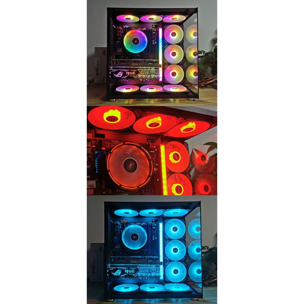 Quạt làm mát Case Coolmoon CM-JOY RGB 12cm