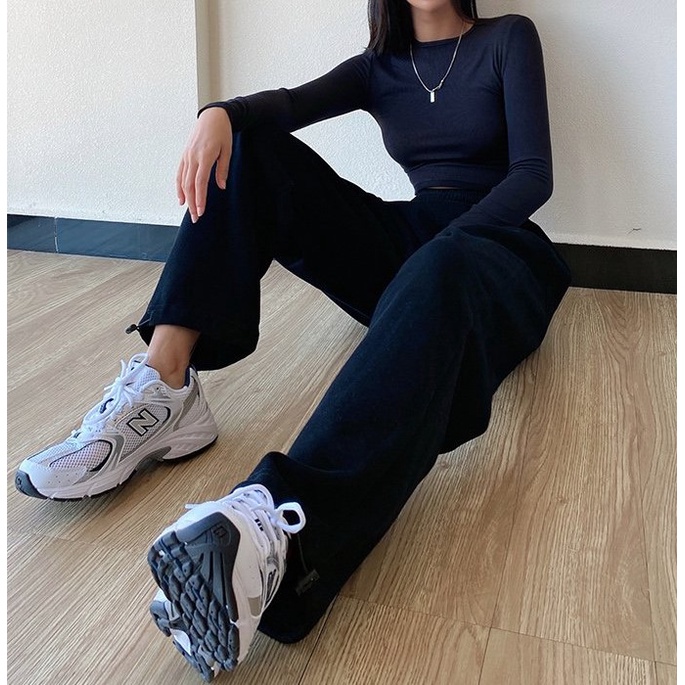 Quần jogger nỉ nữ Mora Pants QJG002 thiết kế dây rút điều chỉnh ống quần, chất liệu dày dặn - Uni By Heart