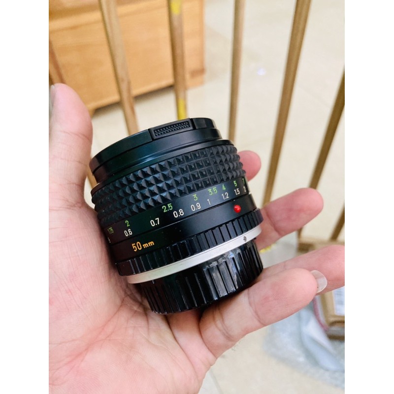 Lens Minolta Rokkor MD 50f1.4 ngàm MD  50mm f1.4 dùng cho máy Minolta SRT101 SRT Super XD X700 X500 SR505