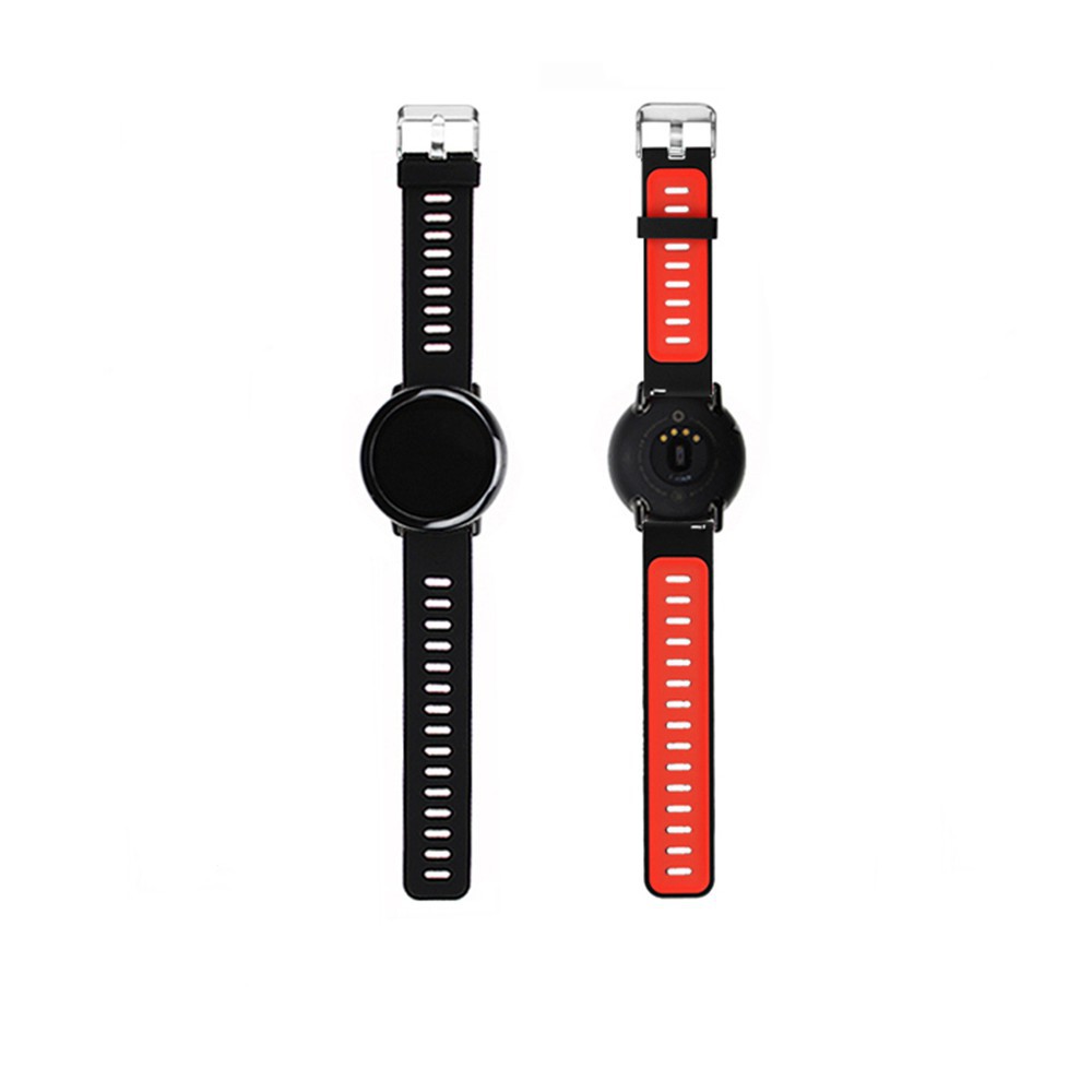 Dây Đeo Thay Thế Bằng Silicon Màu Trơn Cho Xiaomi Amazfit 22mm