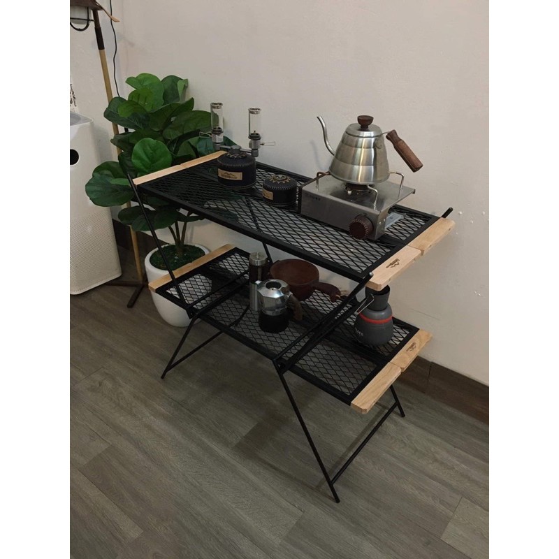 Bàn dã ngoại sắt lắp ráp Camping Enjoy Nature | BigBuy360 - bigbuy360.vn