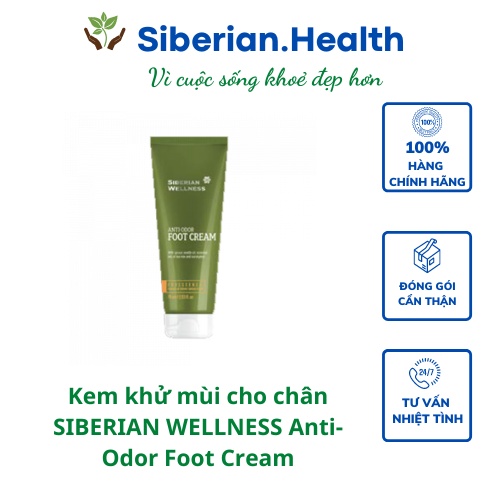Kem làm giảm bớt mùi chân SIBERIAN WELLNESS Anti-Odor Foot Cream